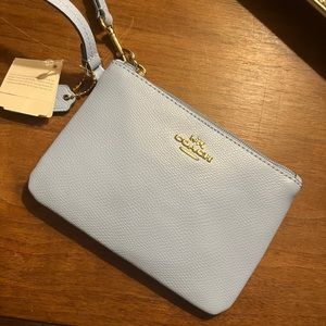 Coach Wristlet NWT - Baby Blue